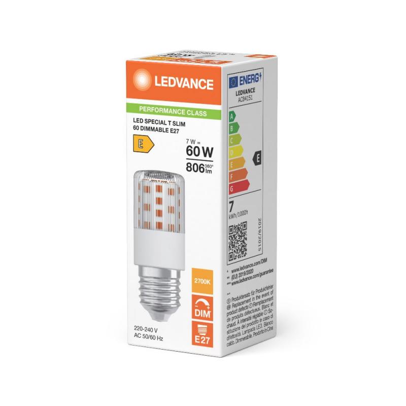 Ledvance E27 LED Special T Slim dimmbar 7W wie 60W warmweißes Licht